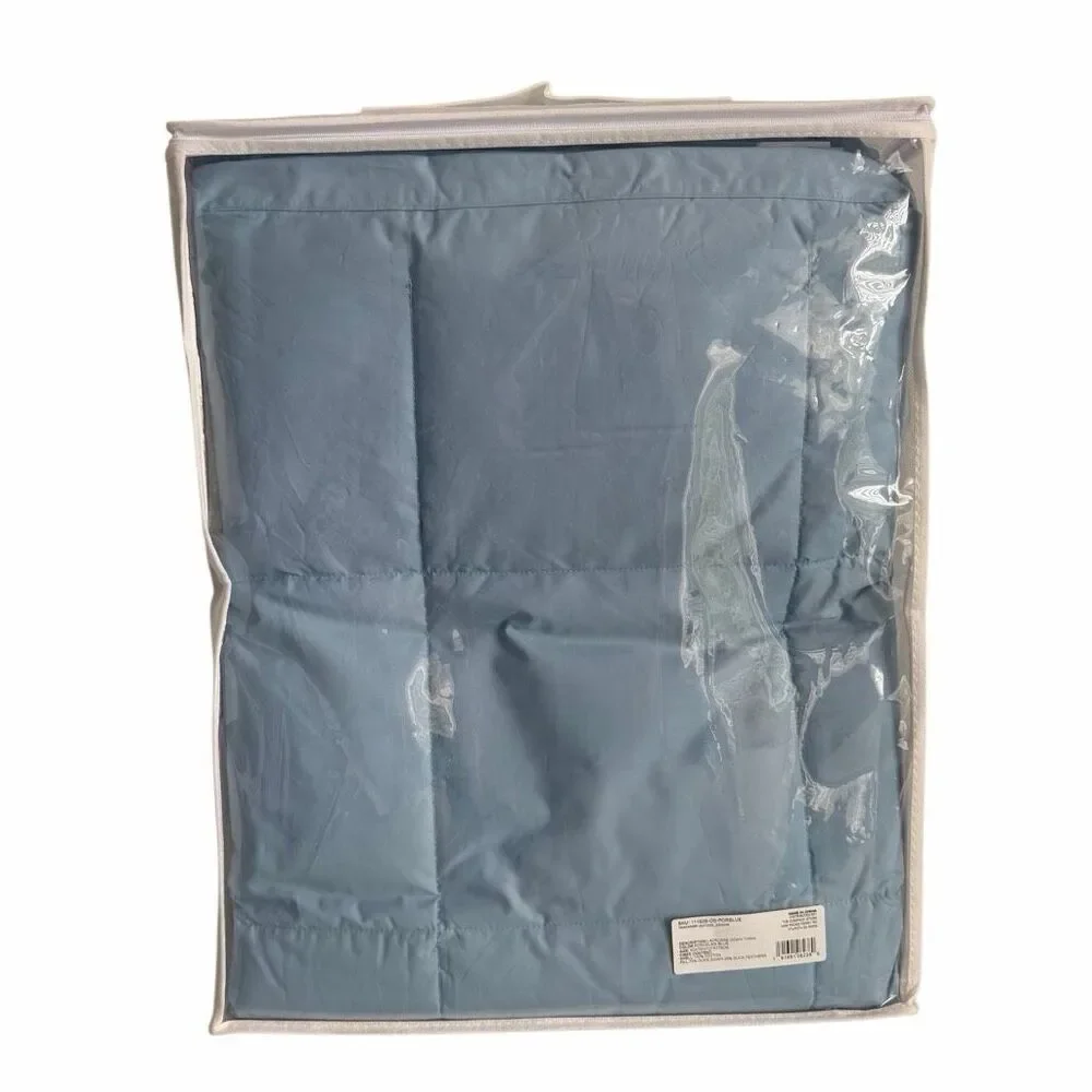 The Company Store LaCrosse Premium Down Throw - Porcelain Blue 50x70